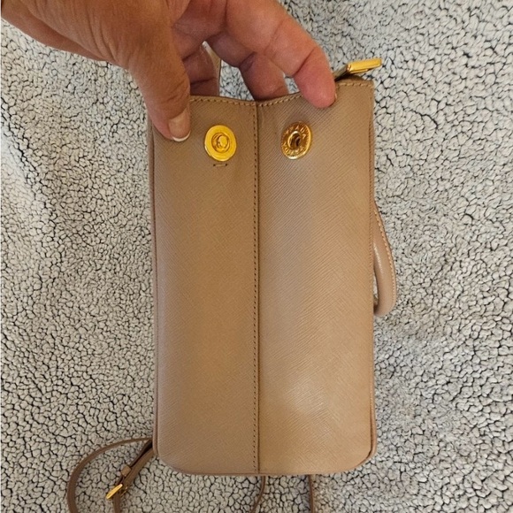 Prada Cammeo Saffiano Lux leather Bag medium authentic slightly used with strap - Picture 5 of 16